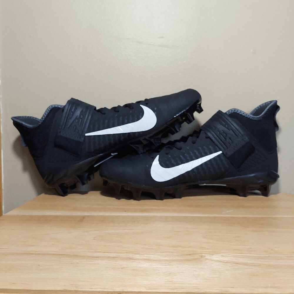 Nike Alpha Menace Pro 2 Wide Football Cleats Black White BV3951-001 Men's 13 W - Picture 4 of 7